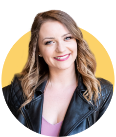 Image of a girl is smiling